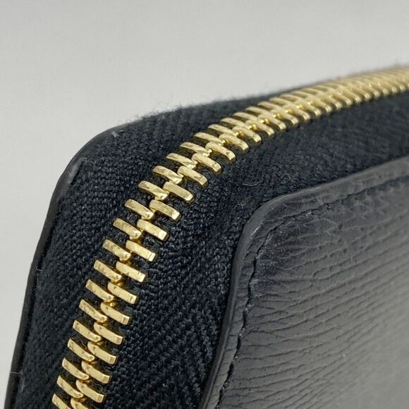 Gucci Zip Around Black Leather Wallet  (Pre-Owned) - Picture 9 of 10